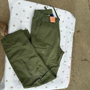 Olive Green Boys Polo CargoPants